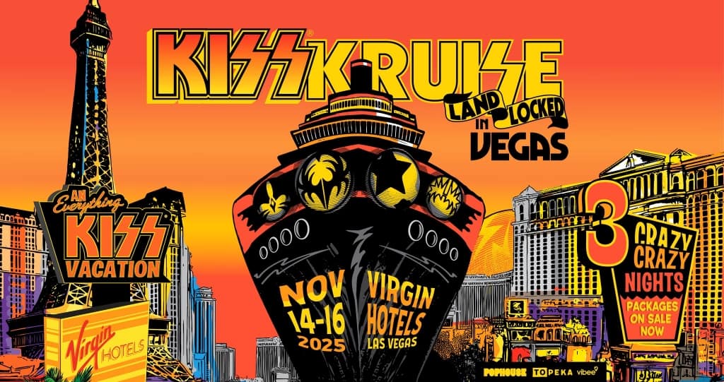 KISS KRUISE Land Locked in Vegas LasVegas USA Amerika Virgin Hotel