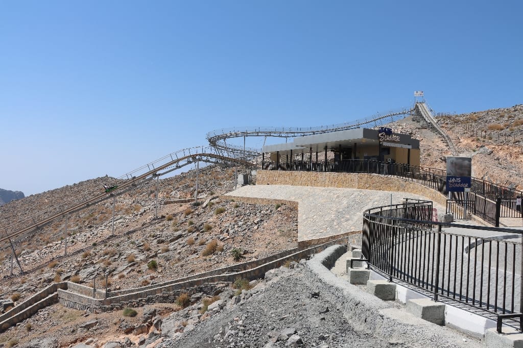 UAE VAE Woestijn Jebel Jais Jais Sledder